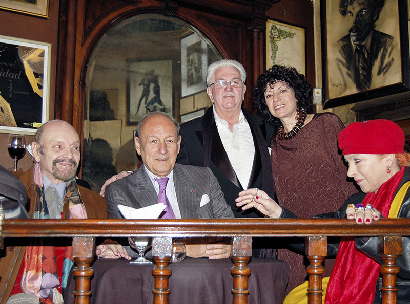 Horacio Ferrer, Juan A. Lanús, Ricardo Montesino y Luisa Valenzuela